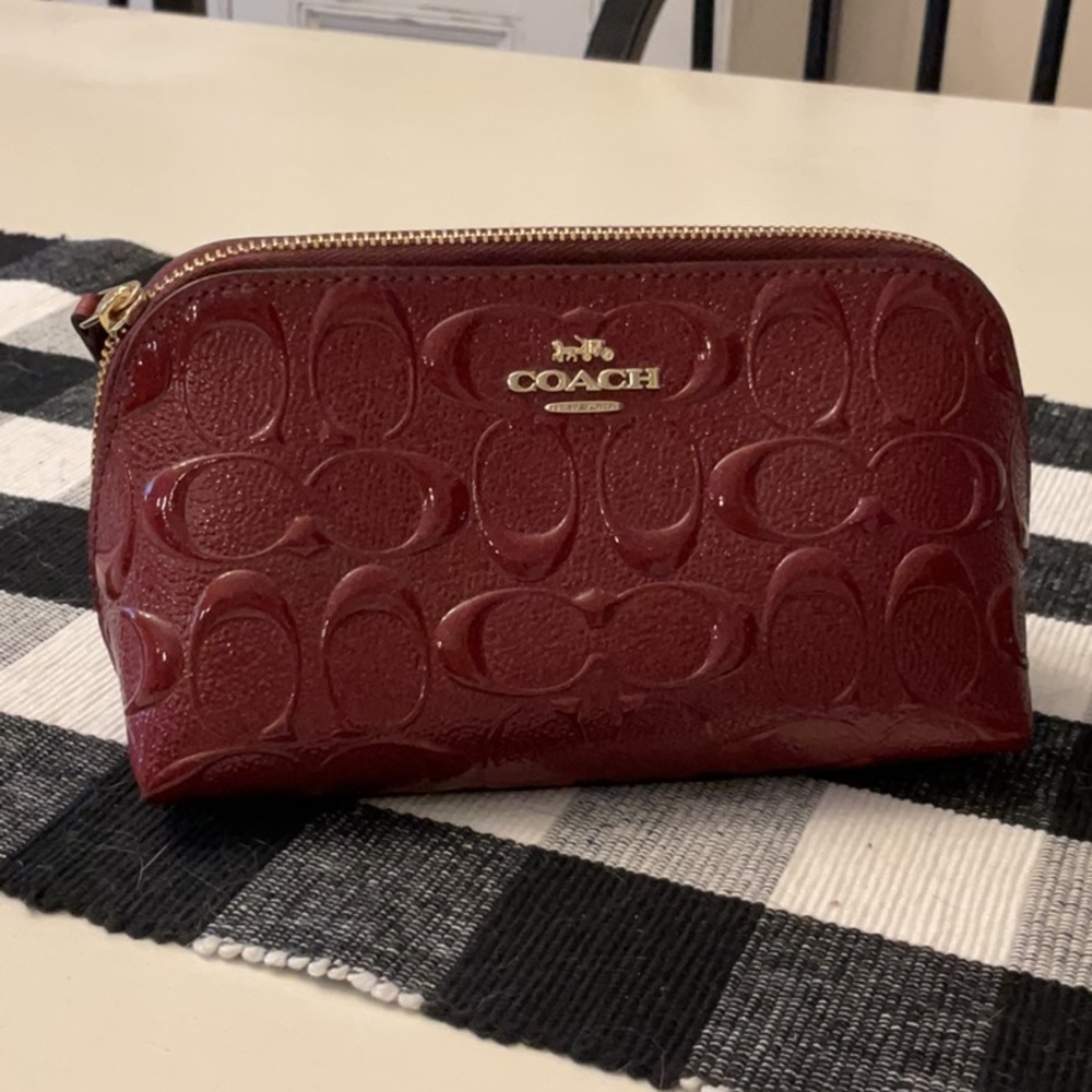 Coach cosmetics bag